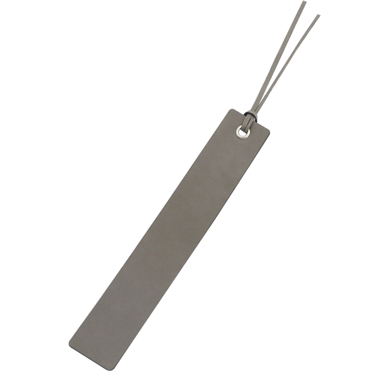 Laserable Leatherette Long Figura Bookmark