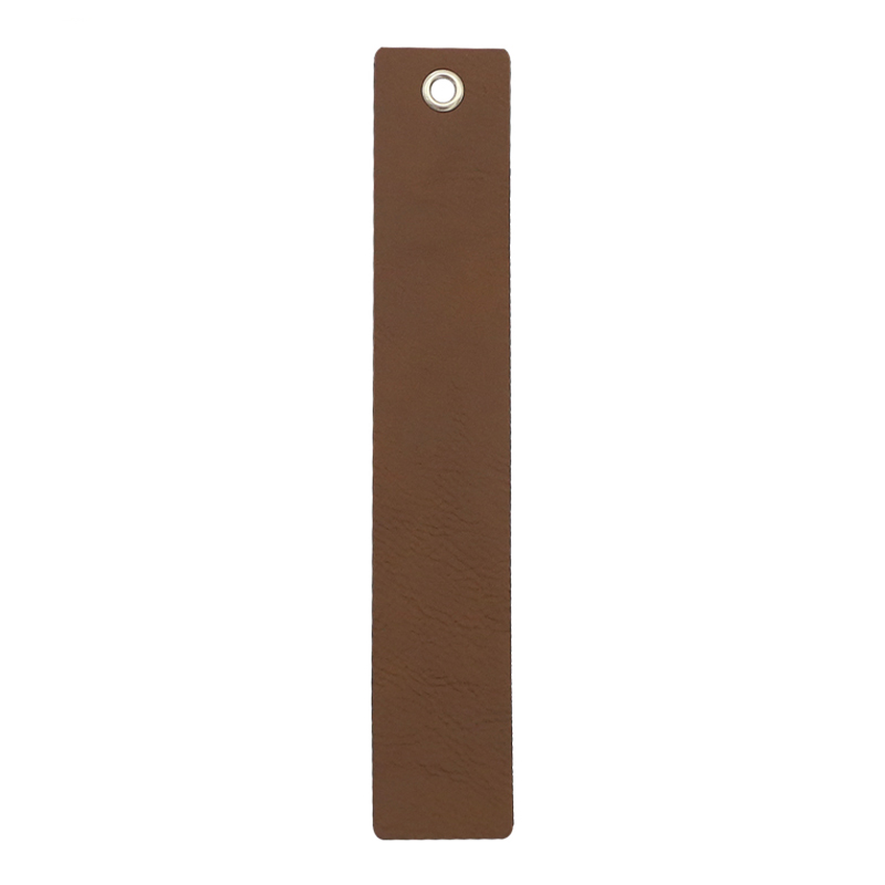 Laserable Leatherette Long Figura Bookmark