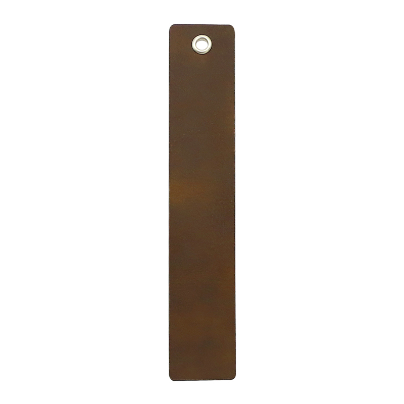 Laserable Leatherette Long Figura Bookmark