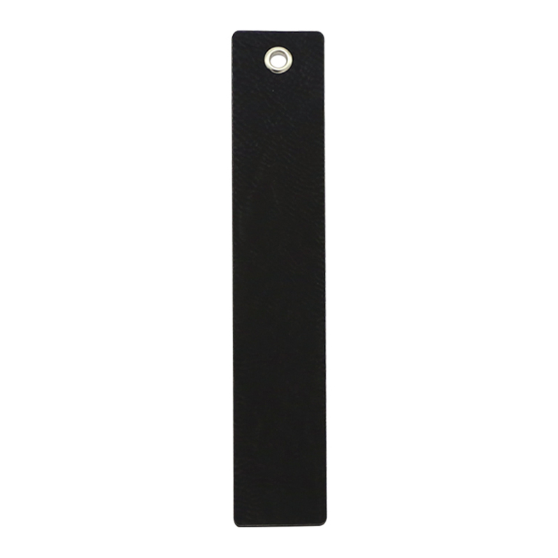 Laserable Leatherette Long Figura Bookmark