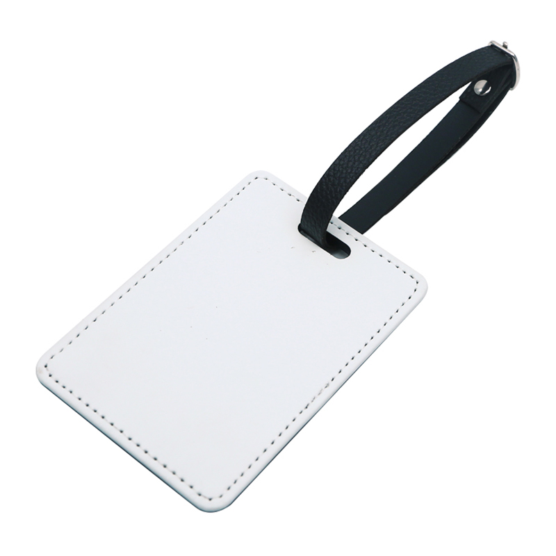 Sublimatione PU Leather sarcina Tag cum Slote