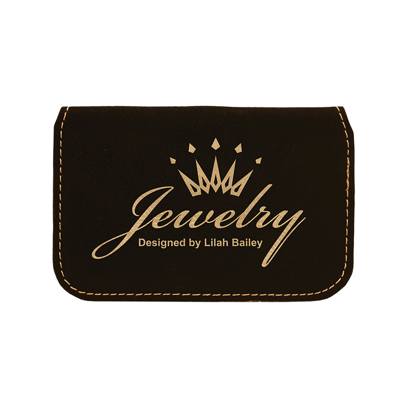 Laserable Leatherette Flexibile Negotia Card Holder