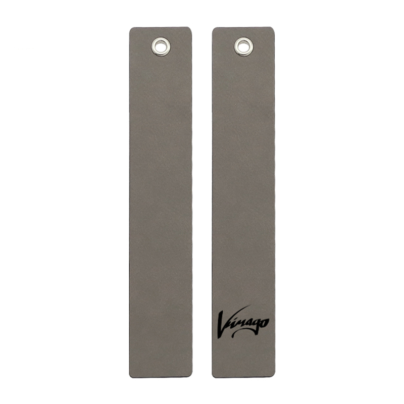 Laserable Leatherette Long Figura Bookmark