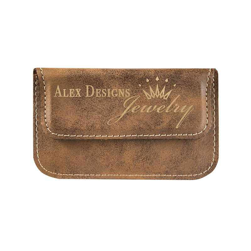 Laserable Leatherette Flexibile Negotia Card Holder