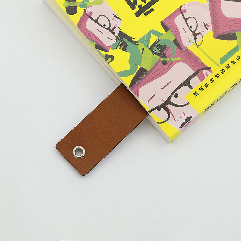 Laserable Leatherette Long Figura Bookmark
