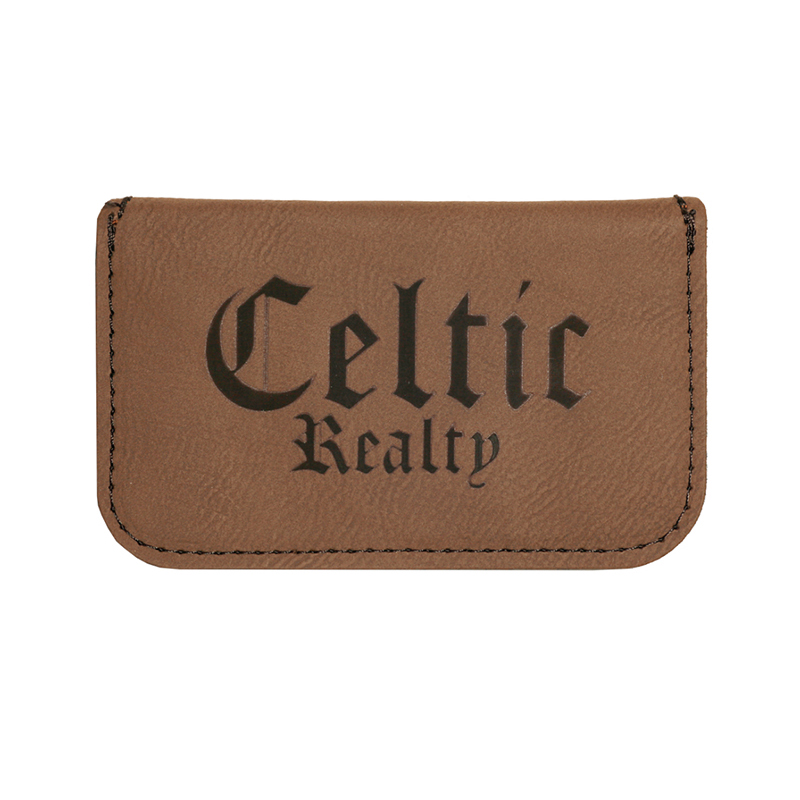 Laserable Leatherette Flexibile Negotia Card Holder