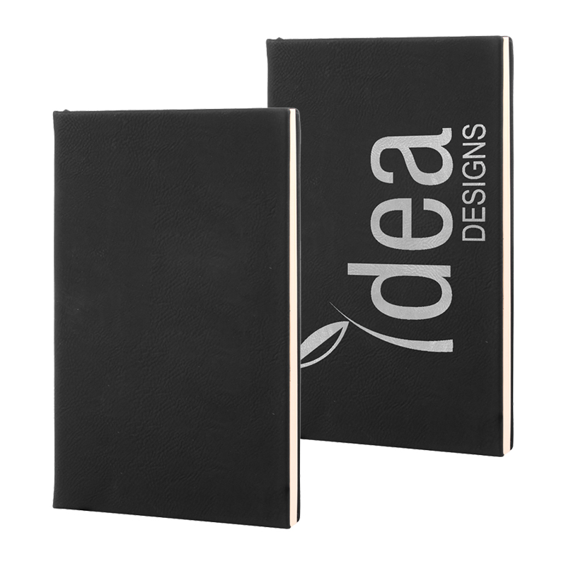 4 1/7' x 5 1/2' Leatherette Journals