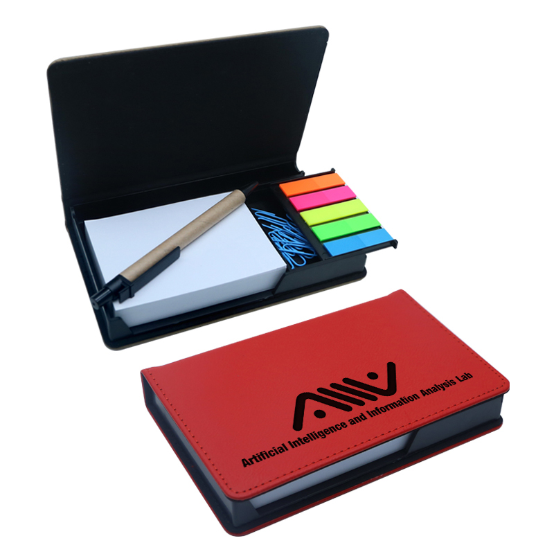 Laserable Leatherette Rectangulum Nota Holder