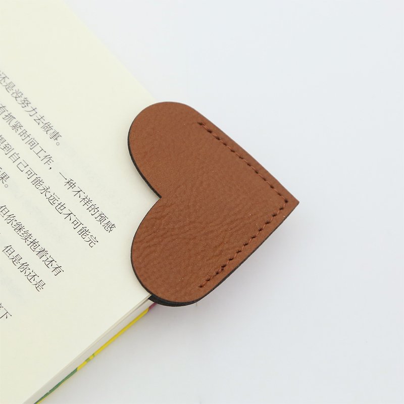 Laserable Leatherette Cordis Figura Bookmark