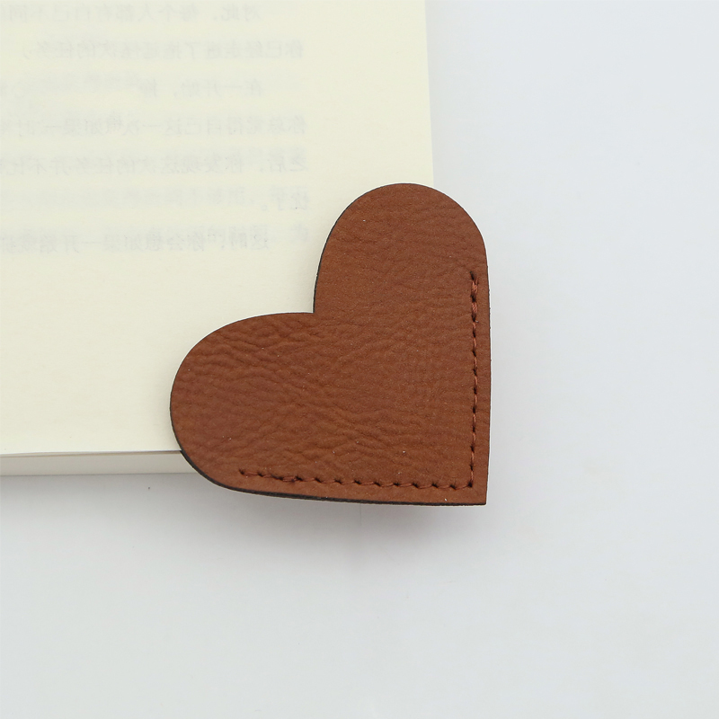 Laserable Leatherette Cordis Figura Bookmark