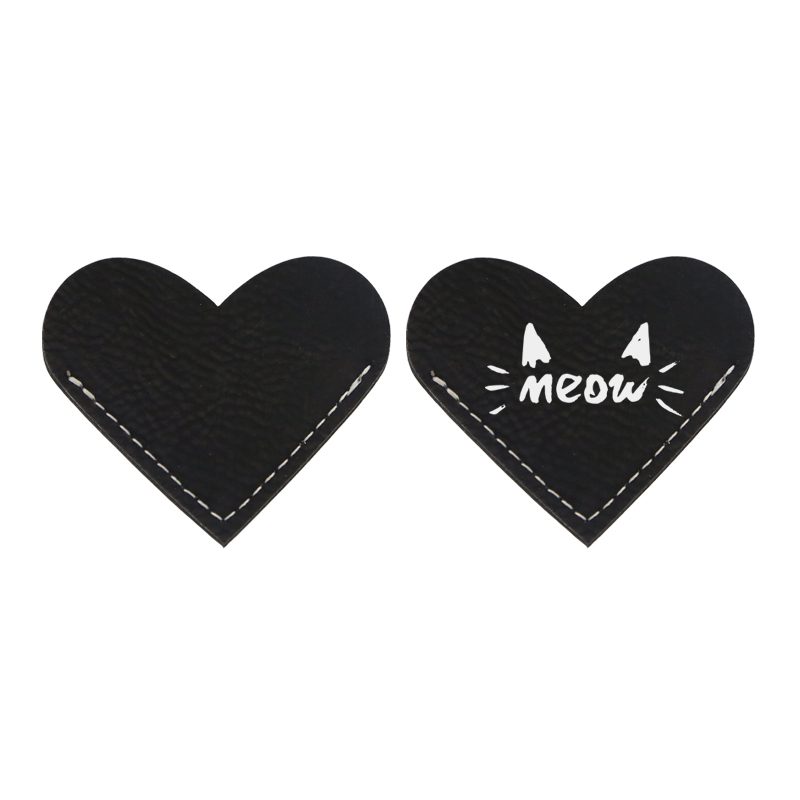 Laserable Leatherette Cordis Figura Bookmark
