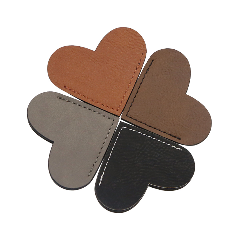 Laserable Leatherette Cordis Figura Bookmark