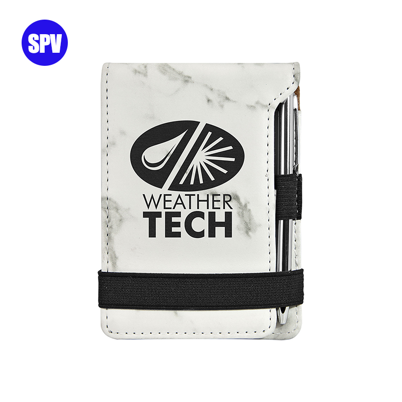 Laserable Leatherette Mini Nota cum Pen