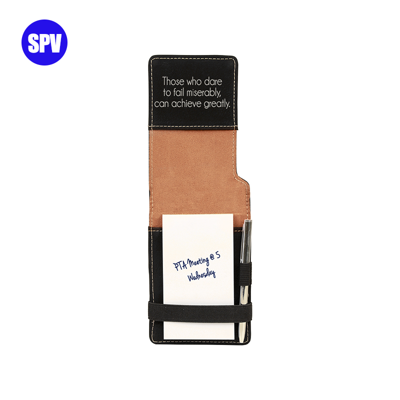 Laserable Leatherette Mini Nota cum Pen