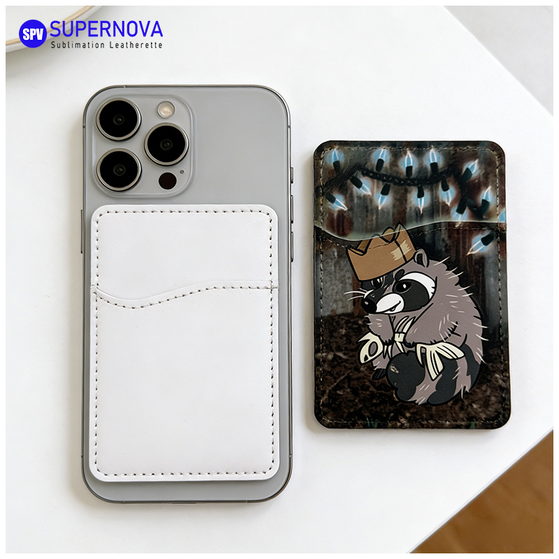 Sublimatio Leatherette Phone Card Holder cum Magnet