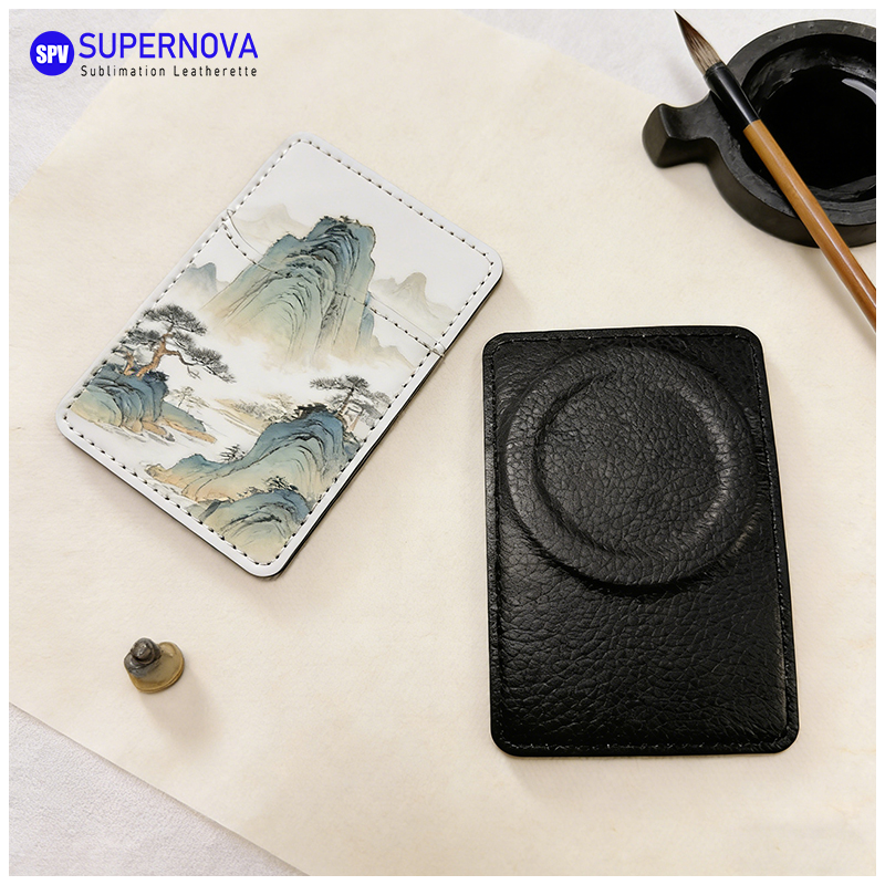 Sublimatio Leatherette Phone Card Holder cum Magnet