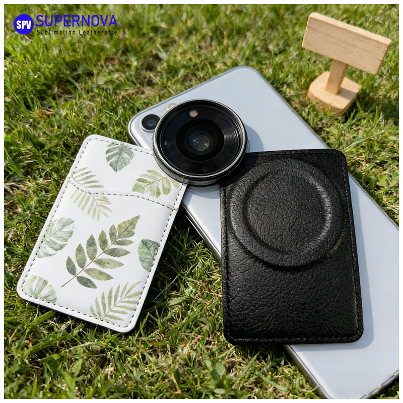 Sublimatio Leatherette Phone Card Holder cum Magnet