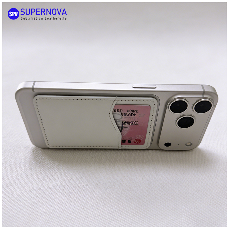 Sublimatio Leatherette Phone Card Holder cum Magnet