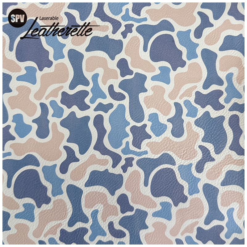 Camouflage Laserable Leatherette Sheet cum tenaces / sine tenaces
