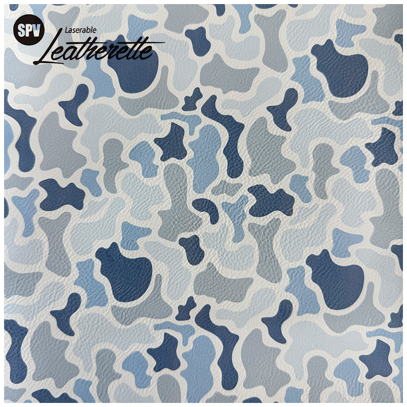 Camouflage Laserable Leatherette Sheet cum tenaces / sine tenaces