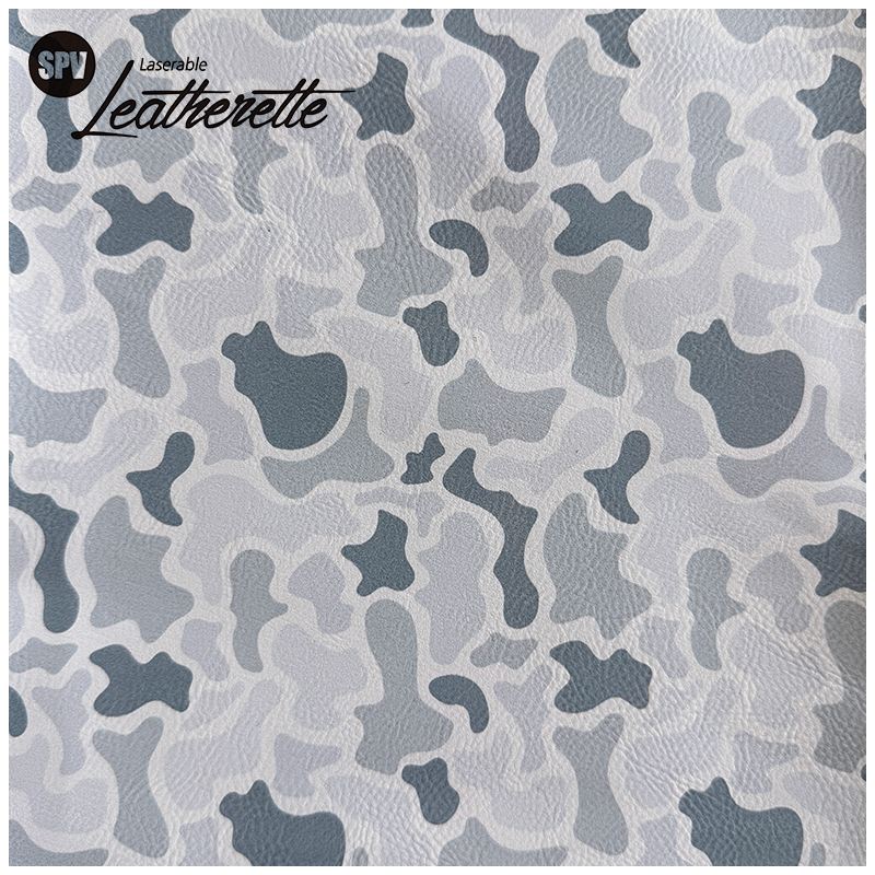 Camouflage Laserable Leatherette Sheet cum tenaces / sine tenaces