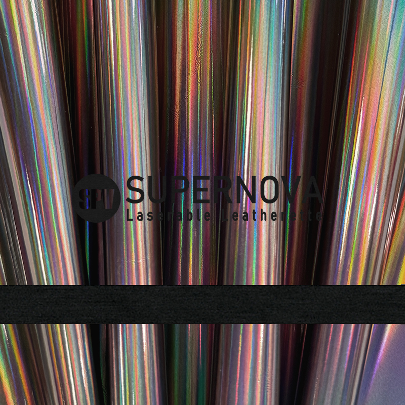 Holographic Laserable Leatherette Sheet cum tenaces / sine tenaces