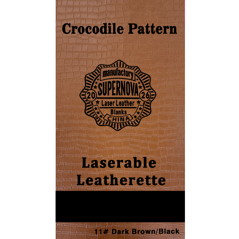 Crocodilus caelatum Laserable Leatherette Sheet cum tenaces / sine tenaces Crocodilus caelatum Laserable Leatherette Sheet cum tenaces / sine tenaces