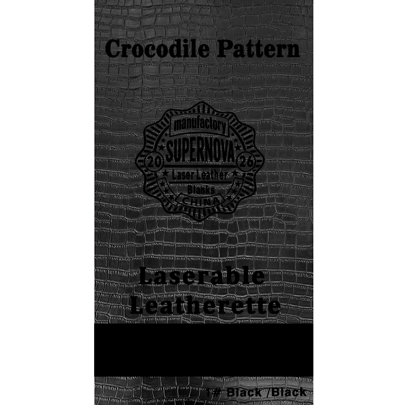 Crocodilus caelatum Laserable Leatherette Sheet cum tenaces / sine tenaces Crocodilus caelatum Laserable Leatherette Sheet cum tenaces / sine tenaces