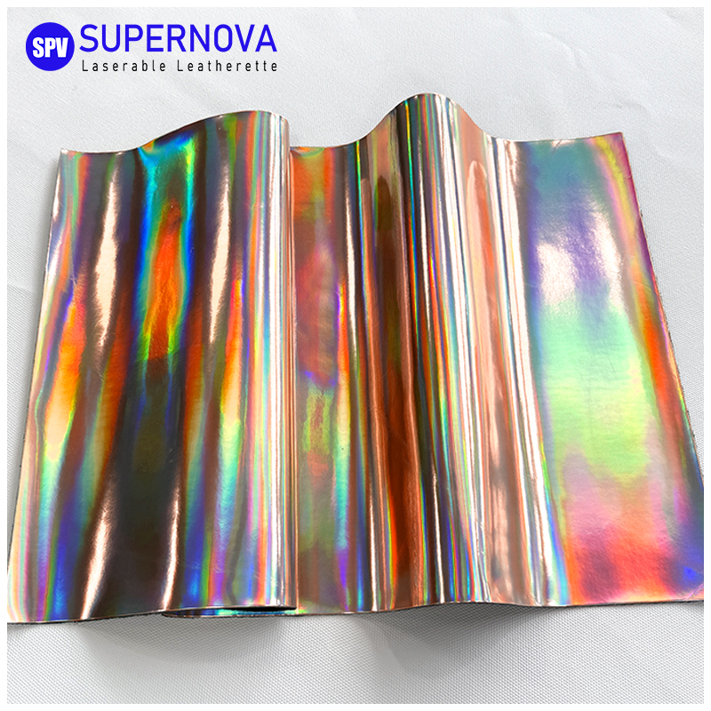 Holographic Laserable Leatherette Sheet cum tenaces / sine tenaces