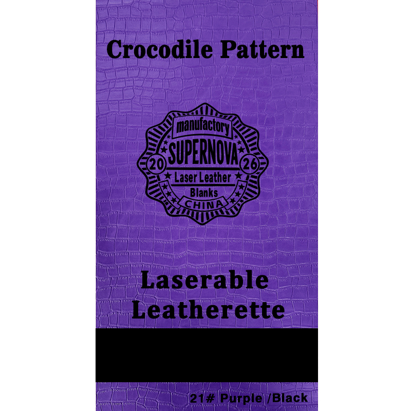 Crocodilus caelatum Laserable Leatherette Sheet cum tenaces / sine tenaces Crocodilus caelatum Laserable Leatherette Sheet cum tenaces / sine tenaces
