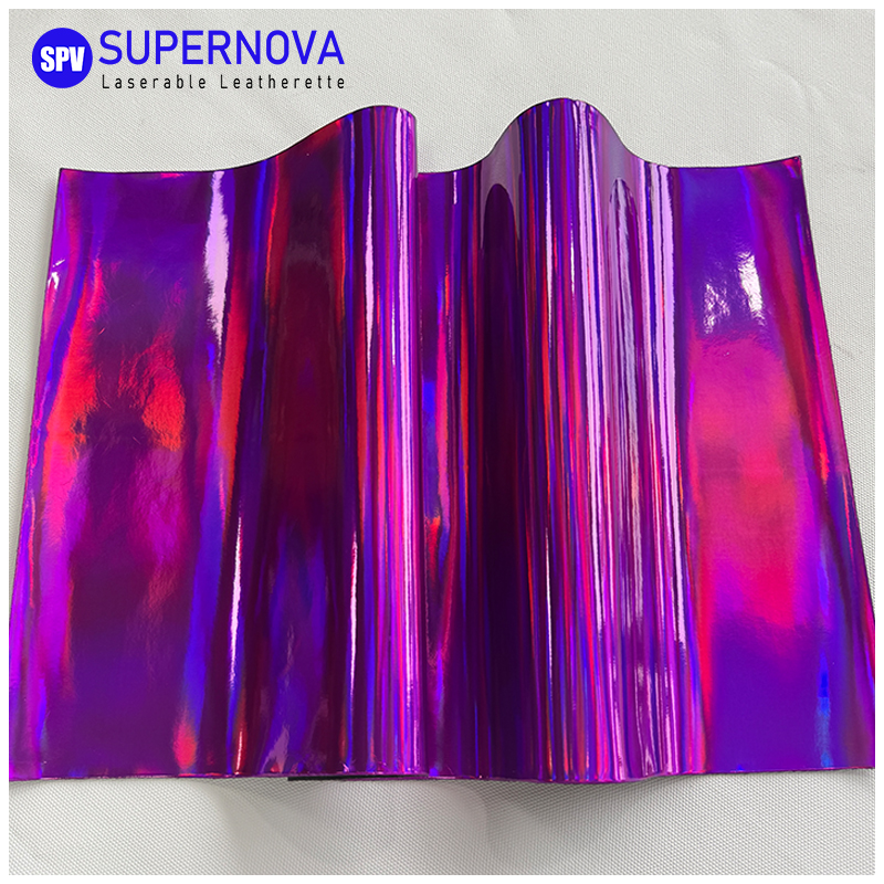 Holographic Laserable Leatherette Sheet cum tenaces / sine tenaces