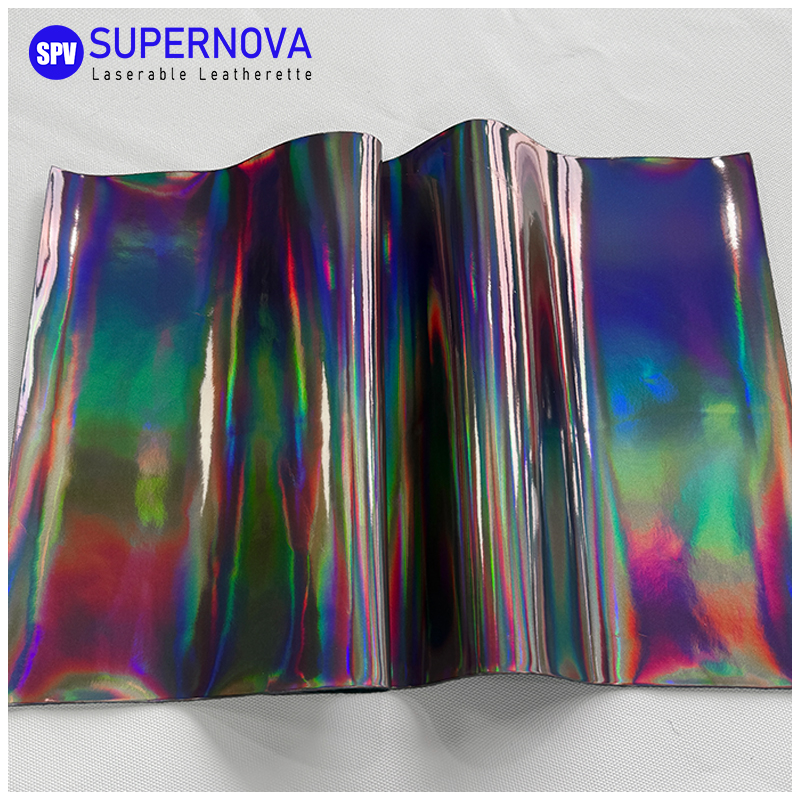 Holographic Laserable Leatherette Sheet cum tenaces / sine tenaces
