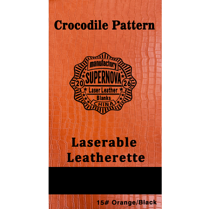 Crocodilus caelatum Laserable Leatherette Sheet cum tenaces / sine tenaces Crocodilus caelatum Laserable Leatherette Sheet cum tenaces / sine tenaces
