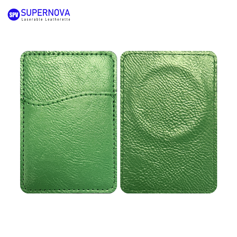 Laserable Leatherette Phone Card Holder cum Magnet