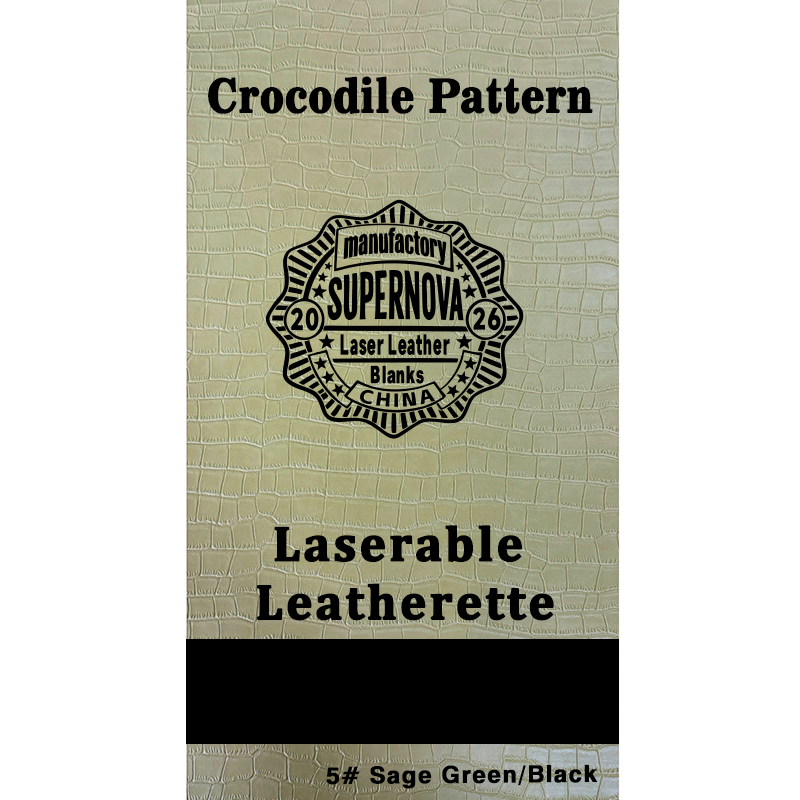 Crocodilus caelatum Laserable Leatherette Sheet cum tenaces / sine tenaces Crocodilus caelatum Laserable Leatherette Sheet cum tenaces / sine tenaces