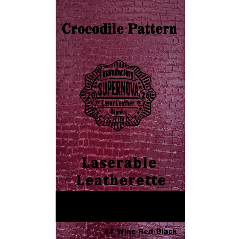 Crocodilus caelatum Laserable Leatherette Sheet cum tenaces / sine tenaces Crocodilus caelatum Laserable Leatherette Sheet cum tenaces / sine tenaces
