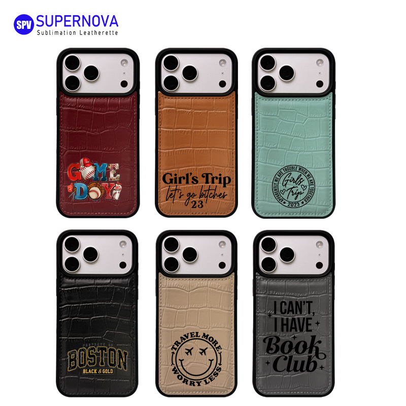 Laserable Leatherette Phone Casus