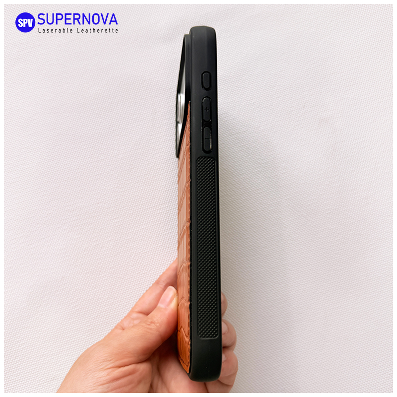 Laserable Leatherette Phone Casus