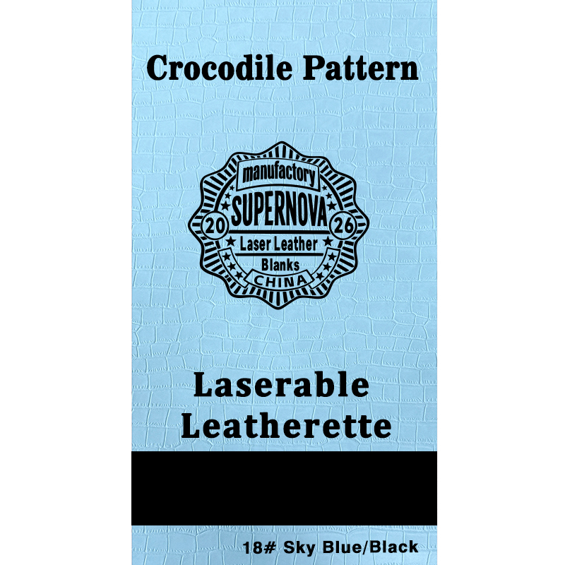 Crocodilus caelatum Laserable Leatherette Sheet cum tenaces / sine tenaces Crocodilus caelatum Laserable Leatherette Sheet cum tenaces / sine tenaces