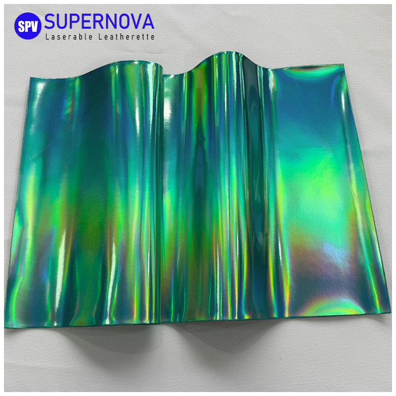 Holographic Laserable Leatherette Sheet cum tenaces / sine tenaces