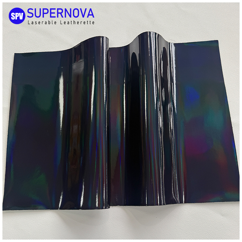 Holographic Laserable Leatherette Sheet cum tenaces / sine tenaces