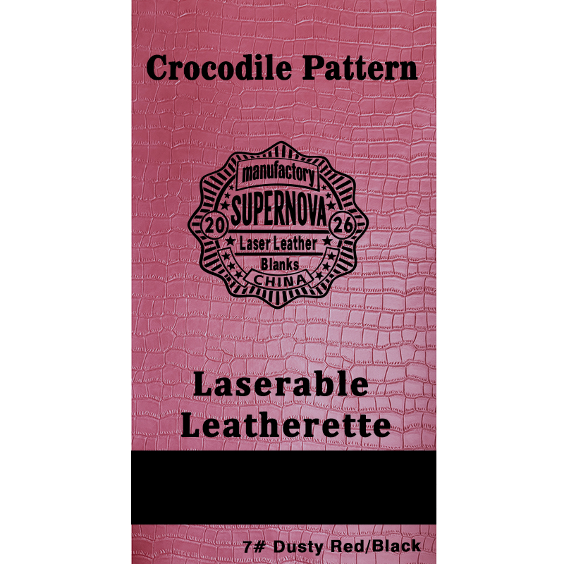 Crocodilus caelatum Laserable Leatherette Sheet cum tenaces / sine tenaces Crocodilus caelatum Laserable Leatherette Sheet cum tenaces / sine tenaces