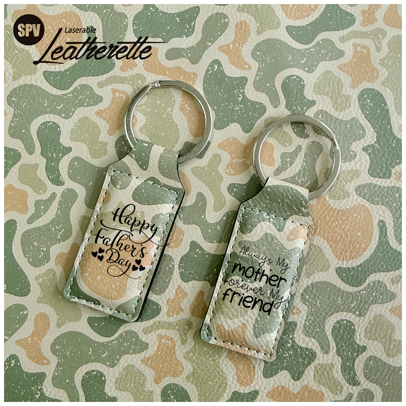 Camouflage Laserable Leatherette Sheet cum tenaces / sine tenaces