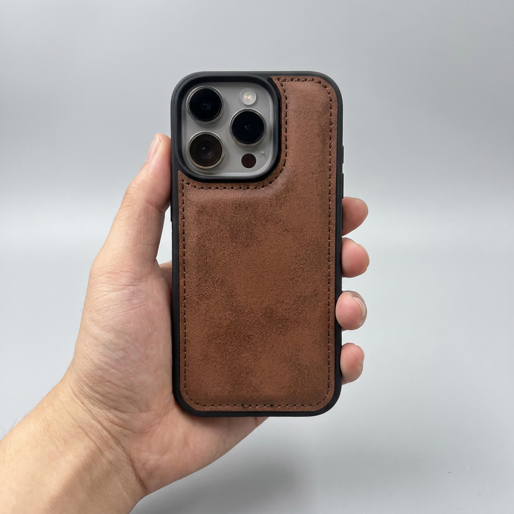 Laserable Leatherette Phone Casus