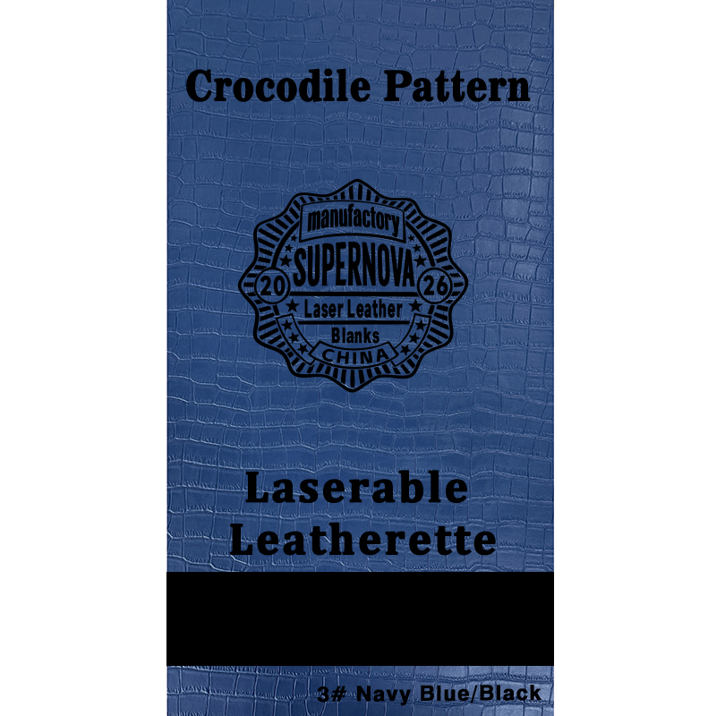 Crocodilus caelatum Laserable Leatherette Sheet cum tenaces / sine tenaces Crocodilus caelatum Laserable Leatherette Sheet cum tenaces / sine tenaces
