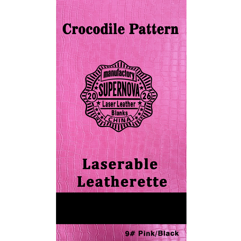 Crocodilus caelatum Laserable Leatherette Sheet cum tenaces / sine tenaces Crocodilus caelatum Laserable Leatherette Sheet cum tenaces / sine tenaces