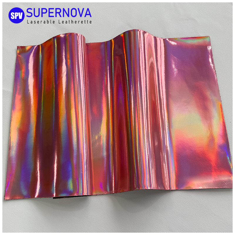 Holographic Laserable Leatherette Sheet cum tenaces / sine tenaces