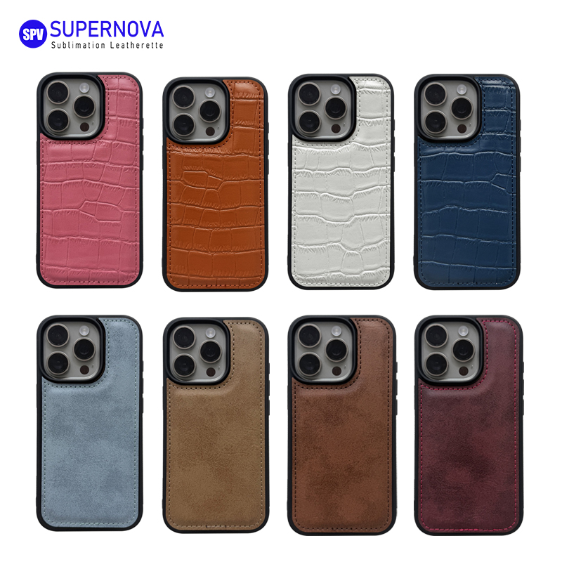 Laserable Leatherette Phone Casus
