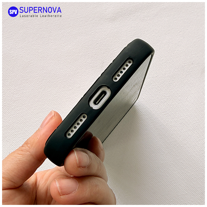 Laserable Leatherette Phone Casus