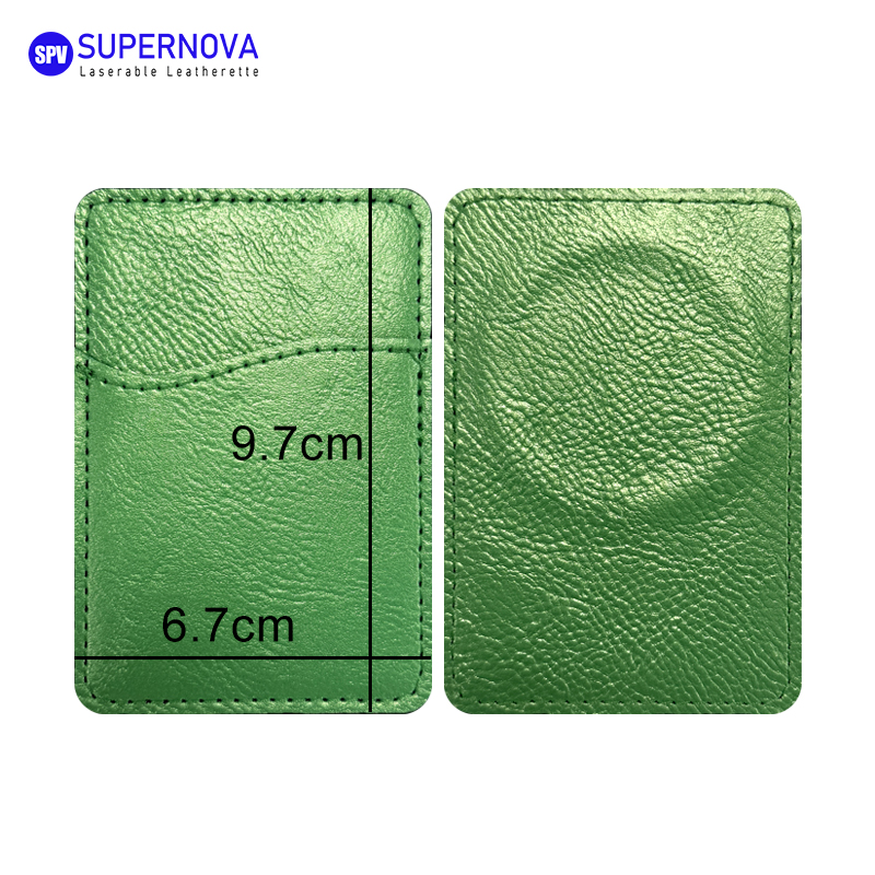 Laserable Leatherette Phone Card Holder cum Magnet